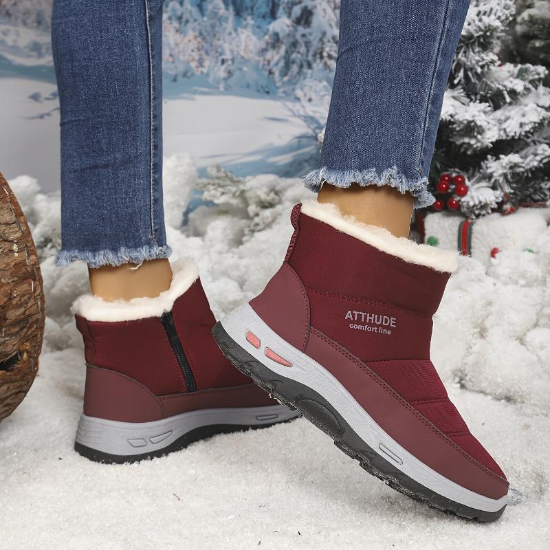 Women's Shoes Thickened Anti-Slip Snow Boots Outdoor Versatile Warm Casual Shoes for Winter