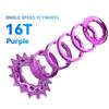 Single Speed Flywheel Conversion Kit,18T,Cassette Cog, Road Bike Sprocket For Freewheel Chain,7075 Aluminum Alloy Cnc