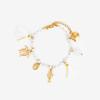 Dopamine Necklace and Bracelet with Whale, Starfish, Shell, 18k Stainless Steel, Multi-Color Conch Pendant.