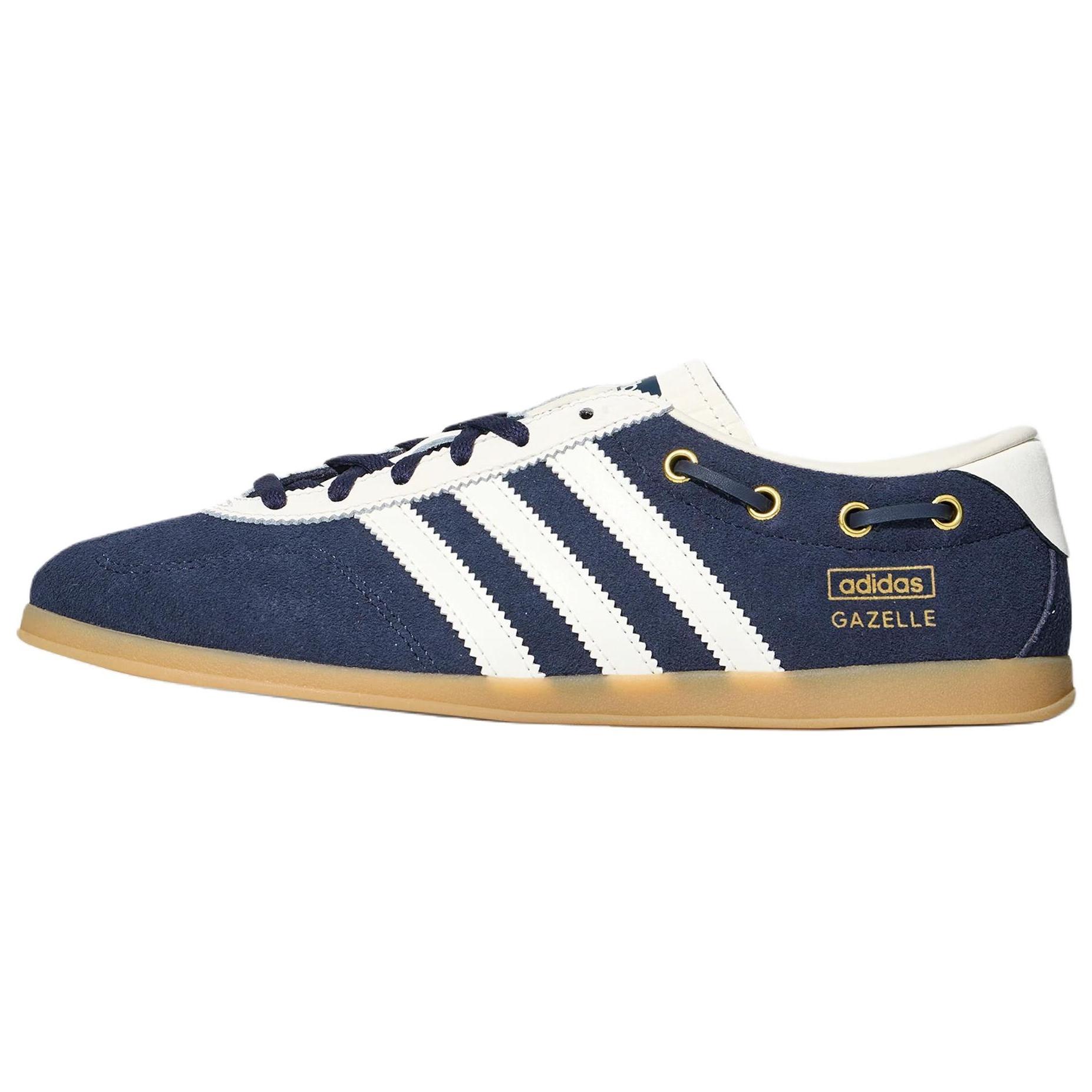 Adidas Originals Gazelle Кеды для скейтбординга Женские Низкие Синие с Белым KZ9558 35⅔
