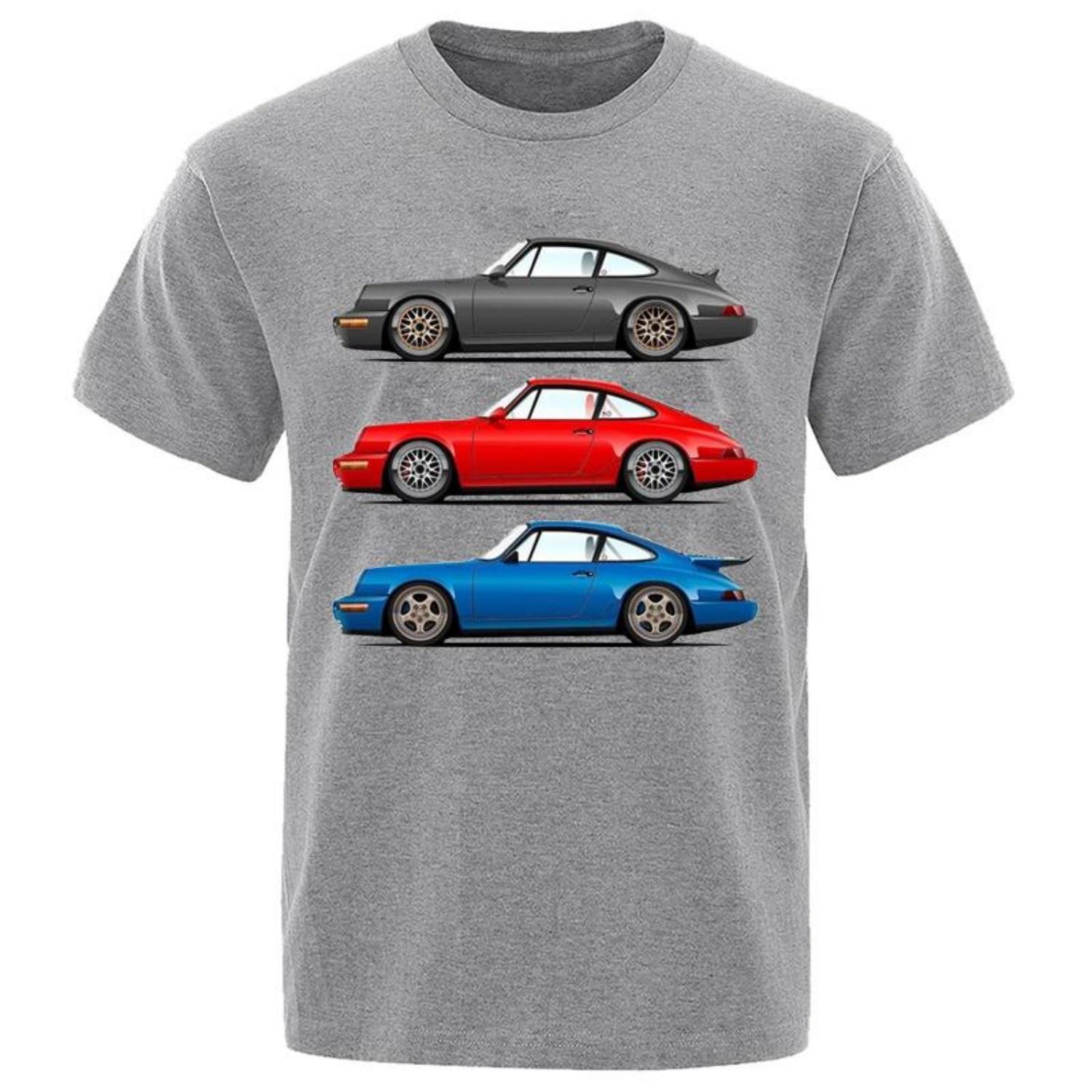

Car Racing Classic Graphic T Shirts Short Sleeve Fashion T-shirt Oversize Tops Summer Harajuku Streetwear Men s Street Clothing XXXXXL