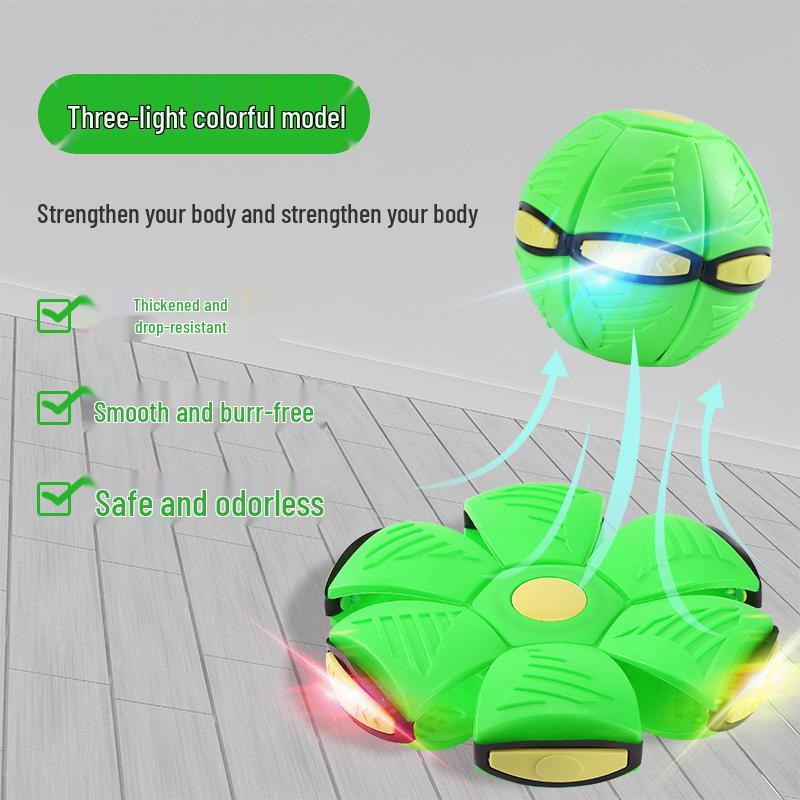 Magical Elastic Flying Saucer Ball - Children's Bouncing Stomp Toy for Outdoor Play