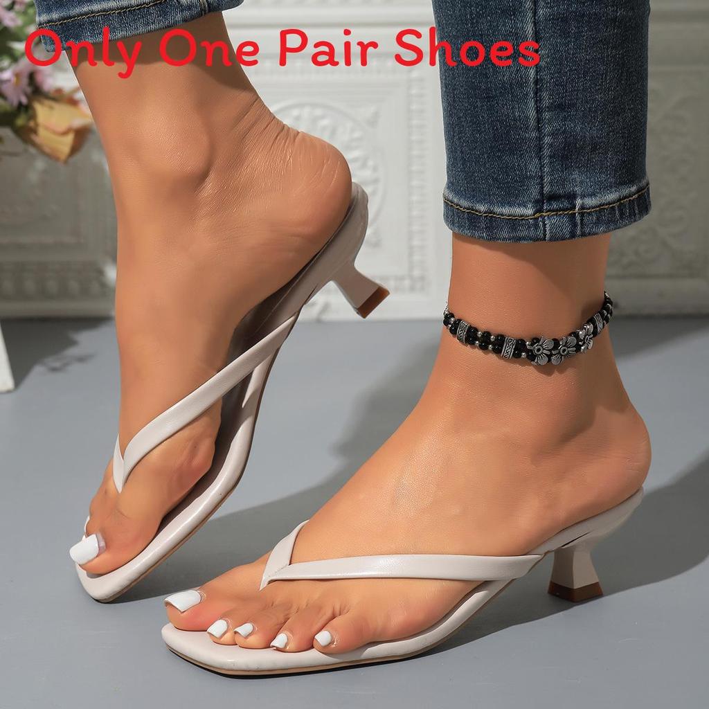 Style Plus Size Low Heel Sandals With Rubber Sole For Summer Casual Wear