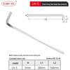 EIGHT Japan LH-8 Multi-functional Inner Hex Wrench (6-Point Hex)