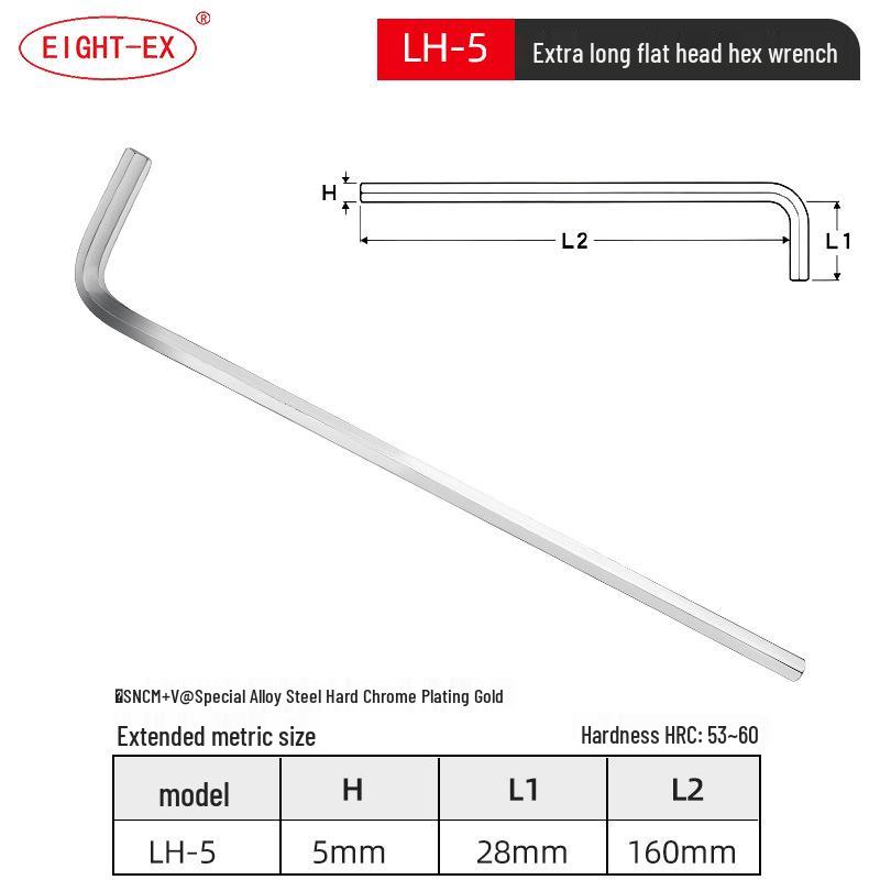 EIGHT Japan LH-8 Multi-functional Inner Hex Wrench (6-Point Hex)