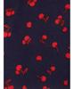 FRAY Fruit Print Dress FWFO252089 NVY I.D. 2-Way Off-the-Shoulder Women's