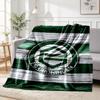FC Groningen Pattern Blanket for Home Decoration, Bed, Sofa, Car Travel, Camping, Suitable for All Seasons, Birthday Christmas Gift