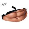 White Elephant Gift Ideas Beer Belly Fanny Pack Funny Hairy Waist Bag Realistic 3D Big Theme Party Bag Belly Dad Bod Gag for Men Husband