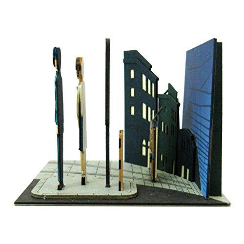 Sankei Studio Ghibli mini From Up on Poppy Hill: Two People at the Bus Stop Non-Scale Paper Craft MP07-80