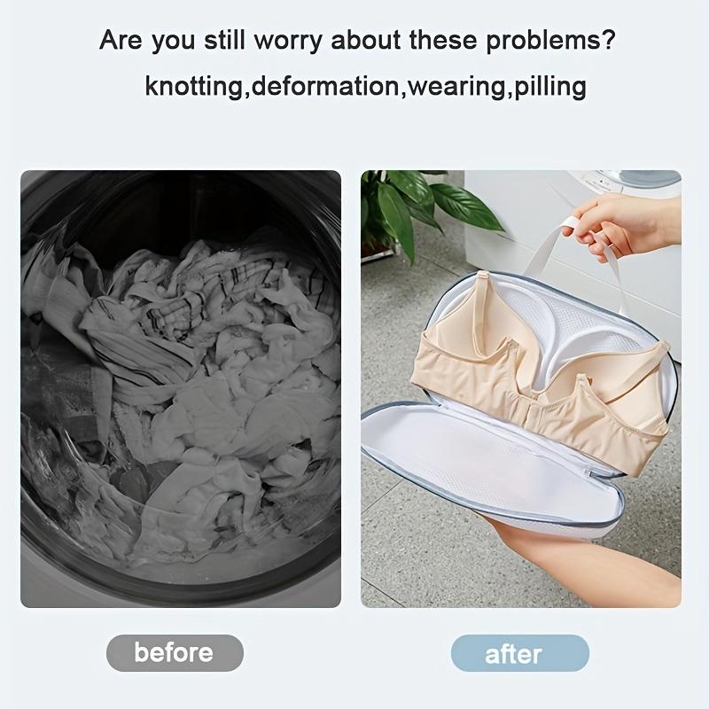1/3pcs Washing Machine Bra Bags Lingerie Wash Bag Anti-Deformation Mesh Laundry Bag Household Underwear Storage Protection Pouch