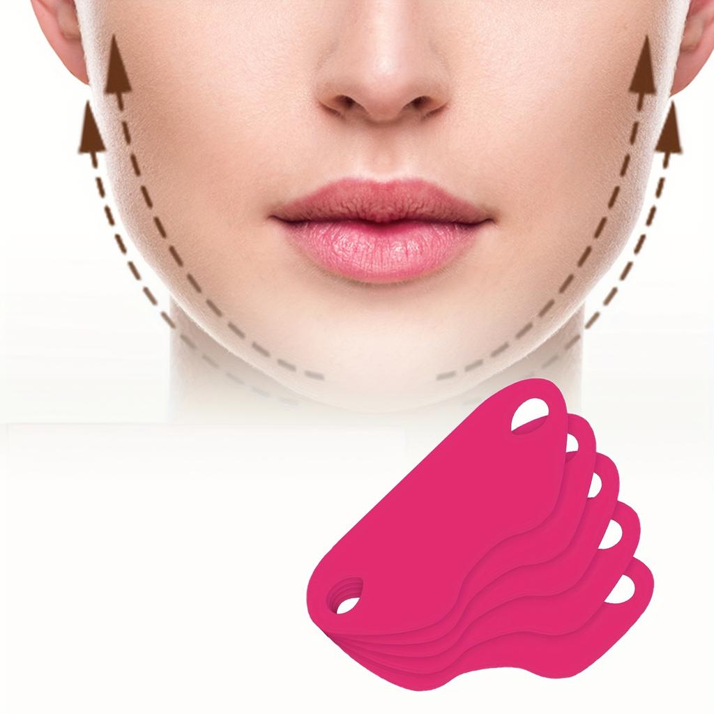 V-shaped Chin Lift Strap- Firming Lift Water Gel Collagen Facial Sling, Containing Hyaluronic Acid and Aloe Vera - Chin and Mandibular Line Tightening