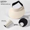 Women's UV Protection Visor Hat with Face Covering and Large Brim
