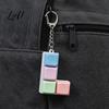 Office Stress Relief Colorful Keyboard Fidget Toys Mechanical Button Clicker Keychain Toy Creative Decompress for Adults Work Anxiety