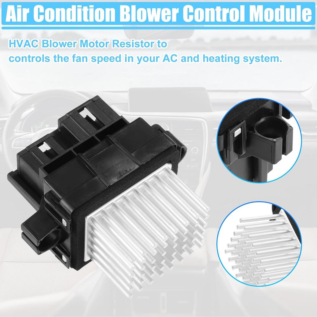 ACROPIX HVAC Heater Blower Motor Resistor Temp Control Regulator Module Fit for Chevy Suburban 2500 2007-2013 No.84178783/13501703/13503201 - Pack of