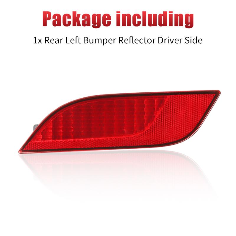 Car Rear Bumper Reflector Marker Light Reflective Strip For Jeep Compass 2017 2018  55112679A 55112678AA Left Right