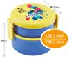 Skater Bento Made in Disney Stitch Box, 500ml, Two-Tier, Round, Antibacterial, Japan, Design, ONWR1AG-A