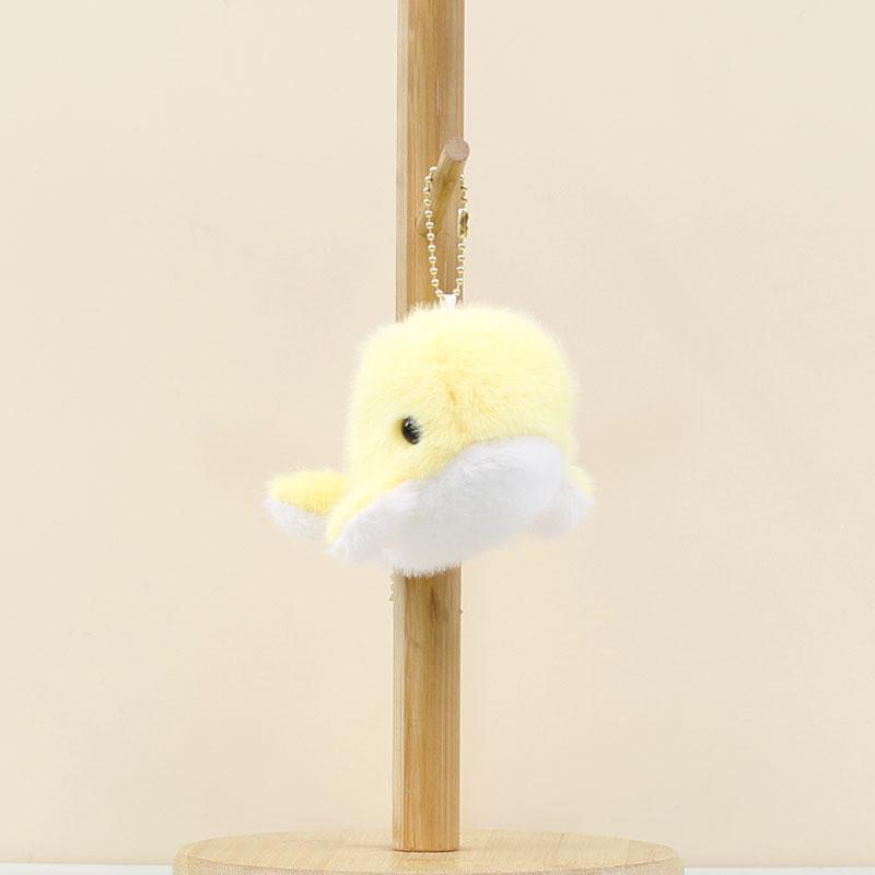 Adorable Plush Dolphin Keychain Soft Toy Cute Ocean Animal Accessory For Bags