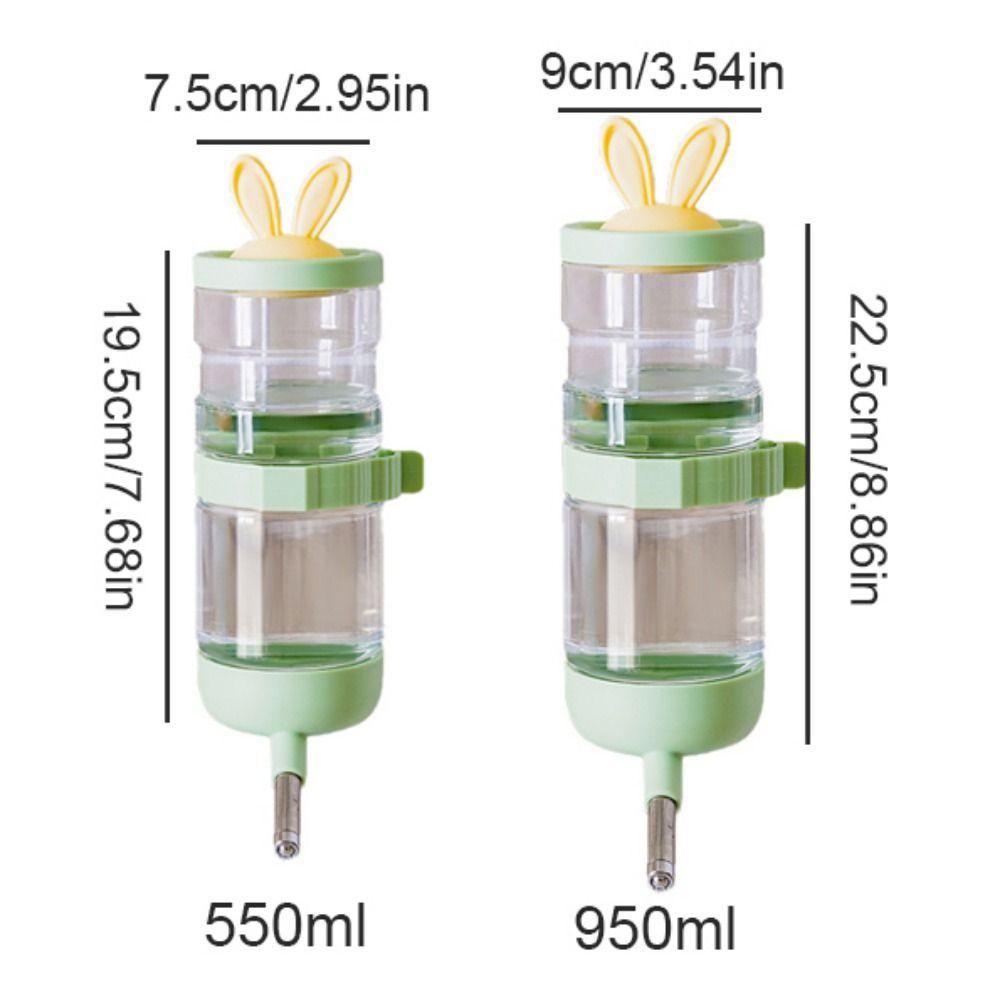 Automatic Rabbit Ears Hanging Water Bottle Rabbit Ears Cover Hamster Water Dispenser  Bunny