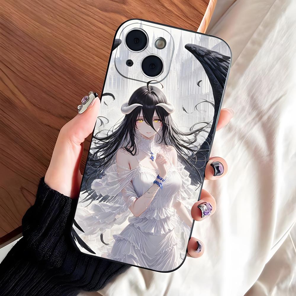 

OVERLORD Albedo Phone Case For IPhone 17 Pro Max 16 15 14 Pro Max 13 11 X Xs Xr 8 7Plus Silicone Cover iPhone17 Air