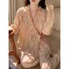 Damen Sweet & Comfortable Baumwoll-Pyjama-Set zum Binden, Frühjahr 2026