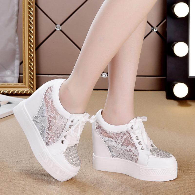 Autumn Women's Shoes New Flat Heel Sports and Leisure Shoes Women's Single Shoes Net Shoes
