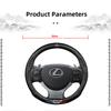 3D Auto Rennlenkradbezug Anti-Rutsch Schutzhülle Für Lexus LS LC IS350 ES300 GX460 LX570 RX500h NX300 GS350 CT200h