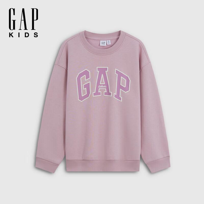 Gap Girls' Logo Print Hooded Fleece Sweatshirt 4SS623014