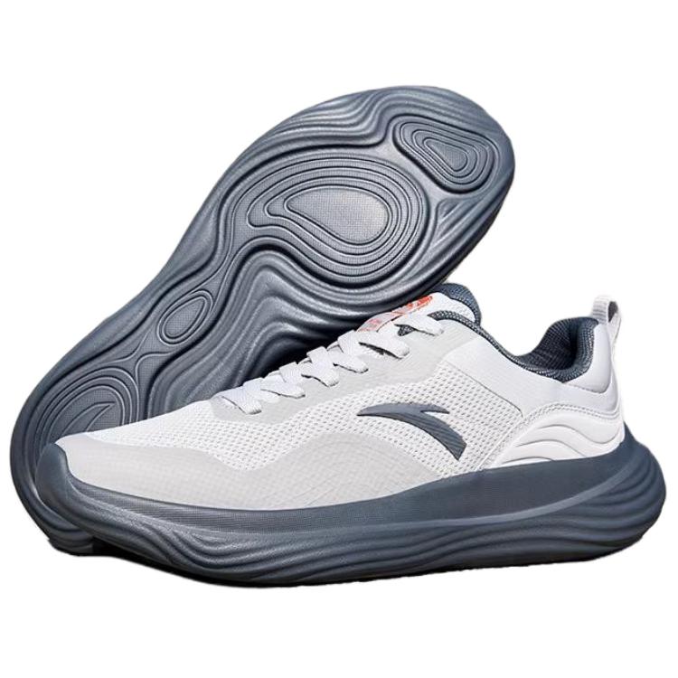 Anta Training Series Comfortable Versatile Non-Slip Wear-Resistant Lightweight Low-Top Easy To Bend Casual Running Shoes Men Sneaker Gray 112337793-5