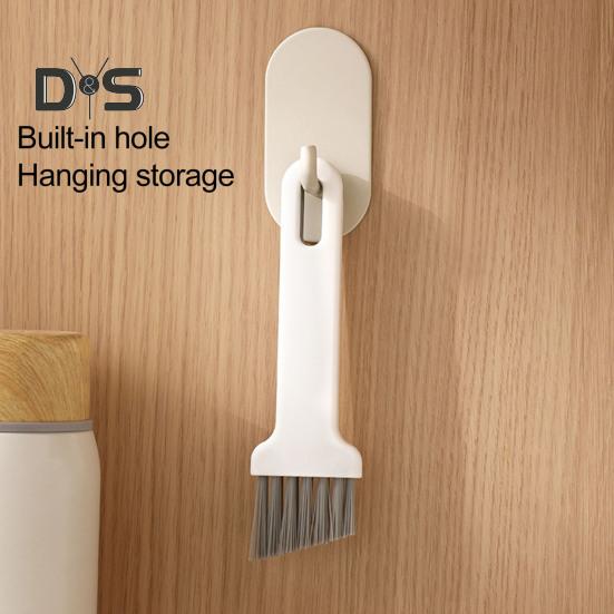 2-In-1 Cup Lid Gap Cleaning Brush with Slanted Bristles Water Bottle Cover Cleaner Brush Seal Remover Multifunctional Cup Lid Crevice Cleaning Tools