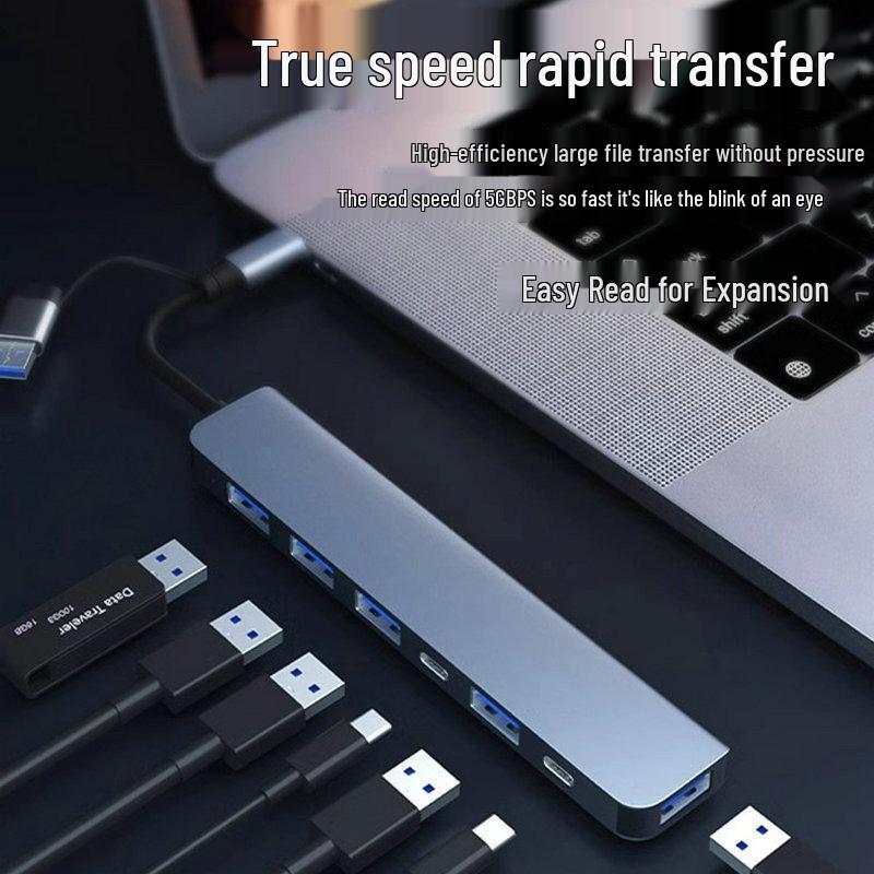 Cross-border USB Type-C to USB 3.0 Expansion Hub for Mac Laptop