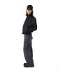Aakam Piping Leather Blouson (Black)