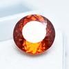 Natural Orange Sapphire Loose Gemstone 16.80 Ct Round Cut Gift for Her September Birthday Birthstone