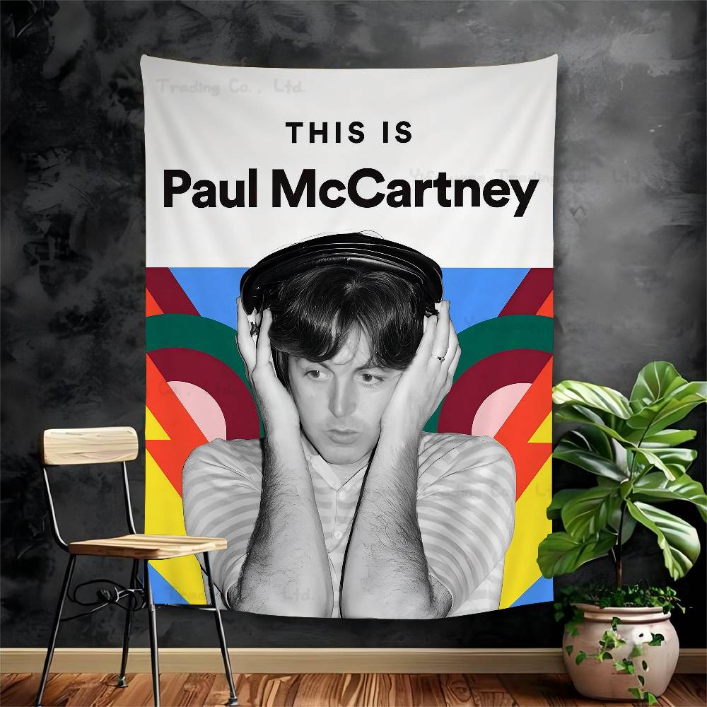 Paul Singer McCartney Buntes Wandbehang Wandteppich Bohmischer Wandteppich Mandala Wandkunst Dekor