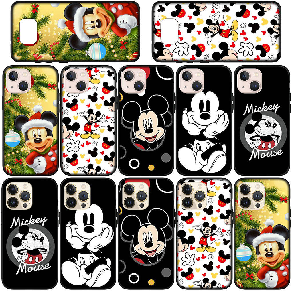 for Samsung Galaxy S25 S24 S23 iPhone 17 16 15 Xiaomi Redmi Note 14 13 12 11 Plus Pro Max XR A37 A57 Phone Case Print Mickey Mouse OPPO Huawei Cover