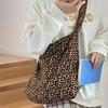 Borsa da Tela alla Moda Borsa a Mano da Donna Borsa Tote Grande Capacità Borsa Sottobraccio Vintage Fantasia Leopardo Borsa a Spalla per la Spesa