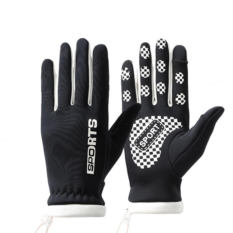 1 Paar Winterhandschuhe für Damen, modisch, bequem, Touchscreen-Design, winddichte Handschuhe für Outdoor-Sport