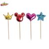 5Pcs/Lot Cake Topper Creative For Baby Shower Birthday Party Wedding Celebration Cake Decoration Star Heart Cupcake Insert