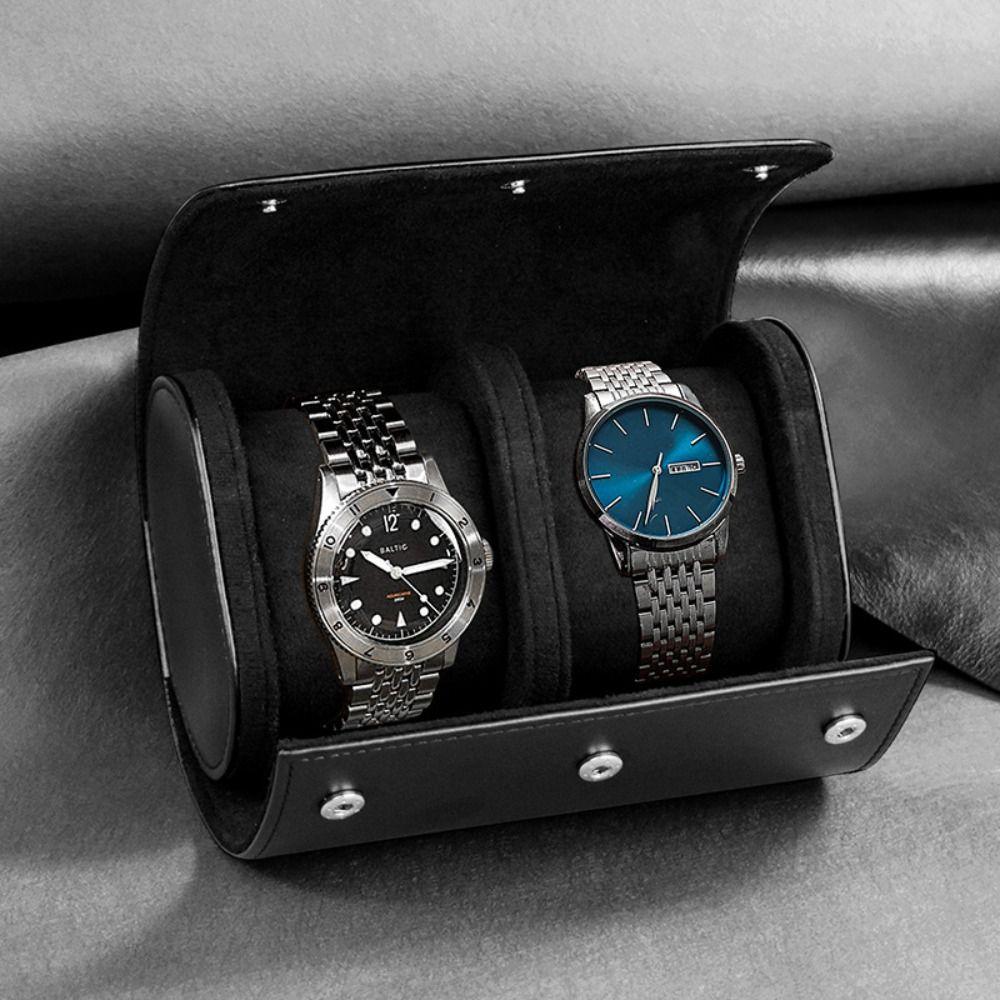 1/2/3 Sleuven Draagbare Leren Horloge Opbergdoos Duurzame Polshorloge Display Tas Horloge Verpakking