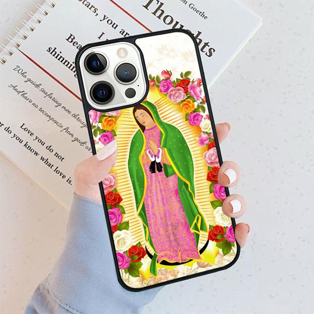 Virgen De Guadalupe Virgin Mary Phone Case For iPhone 17 Air 16 pro max 15 14 plus 12 13 Soft Shell Cover coque