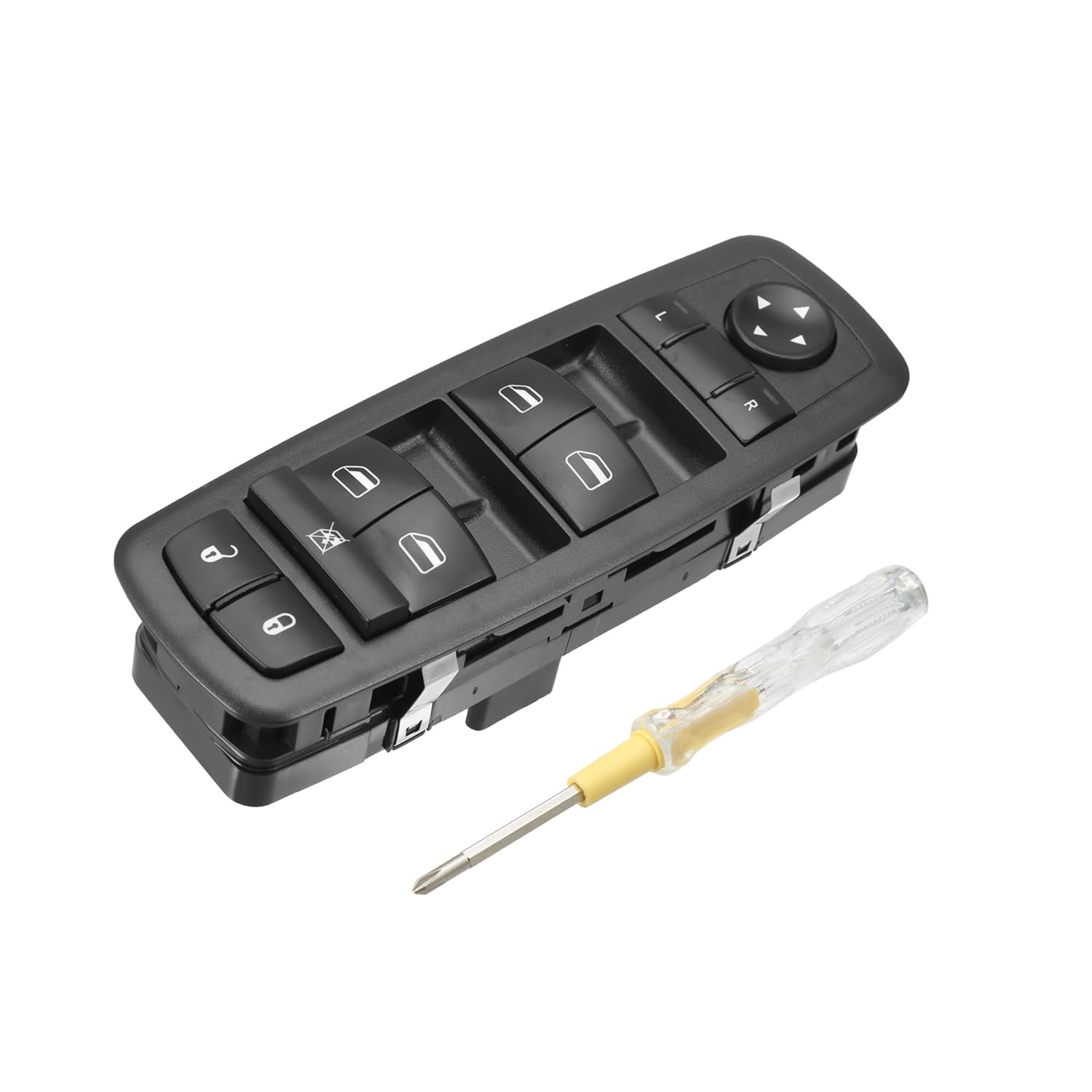 Motoforti 68039999AA 68039999AC 68039999AB Car Master Power Window Switch Set Front Driver Side for Dodge Grand Caravan for Jeep Liberty for Dodge