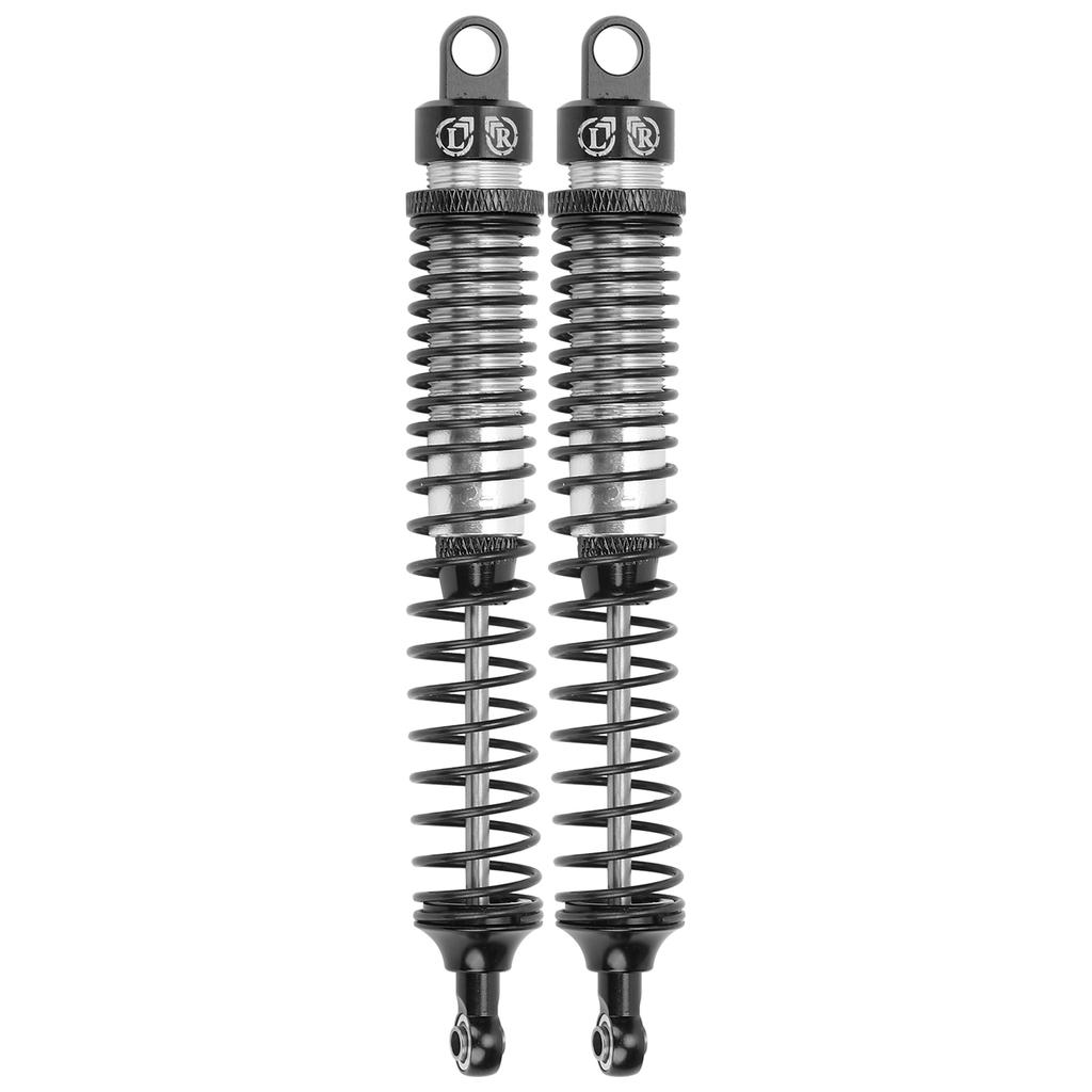 2Pcs 130mm RC Metal Shock Absorber Damper Set for HSP   RGT   Himoto   Redcat 1 10 RC CarBlack