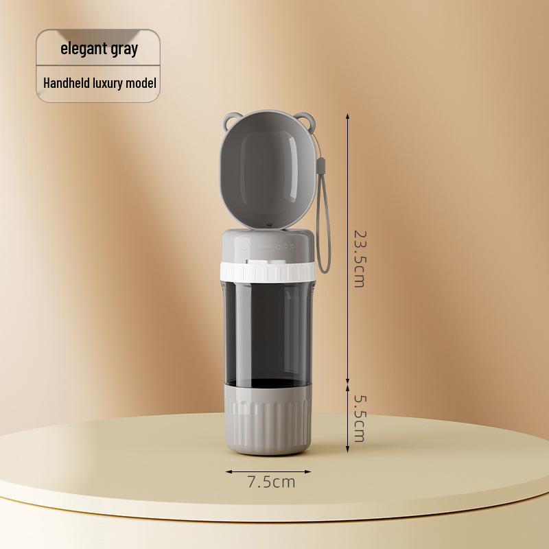 Pet Travel Mug: Portable Water & Food Dispenser for Outdoor Trips