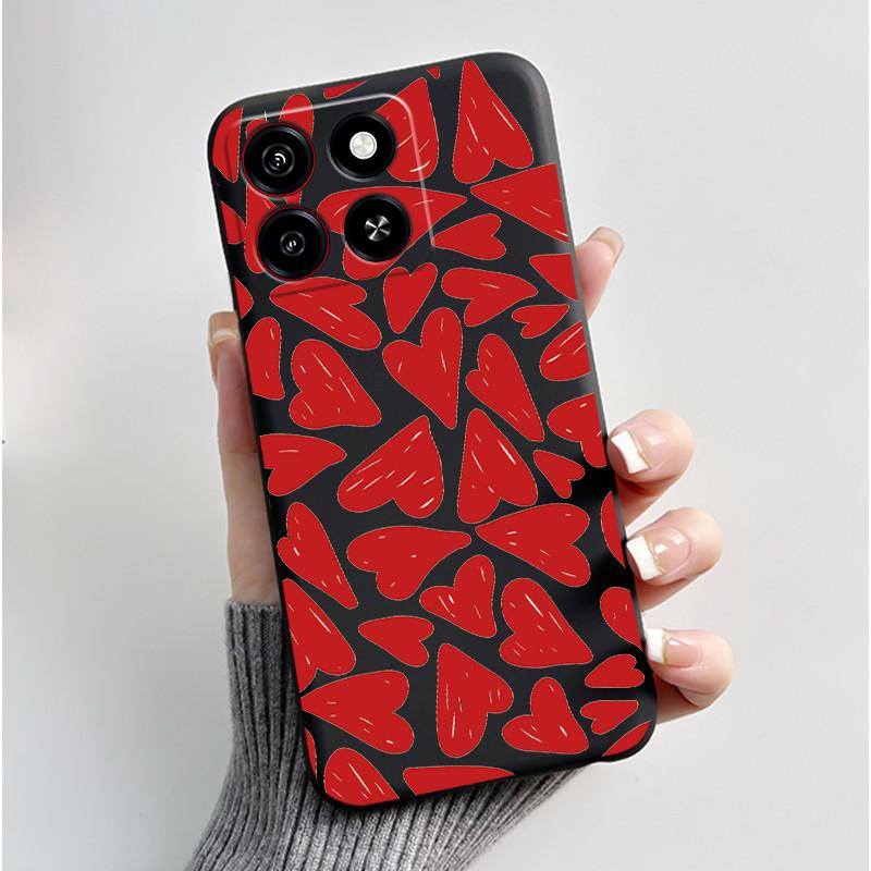 For ZTE Blade A35 Case Cute Cool Fashion Silicone Soft TPU Cover For ZTE Blade A55 Cases Blade A35 Back Cover Shockproof Bumper