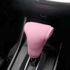 Gear Shift Knob Cover Breathable Auto Interior Decoration Gear Lever Stick Protective Cover For Trucks RVs SUVs Sedans Drivers