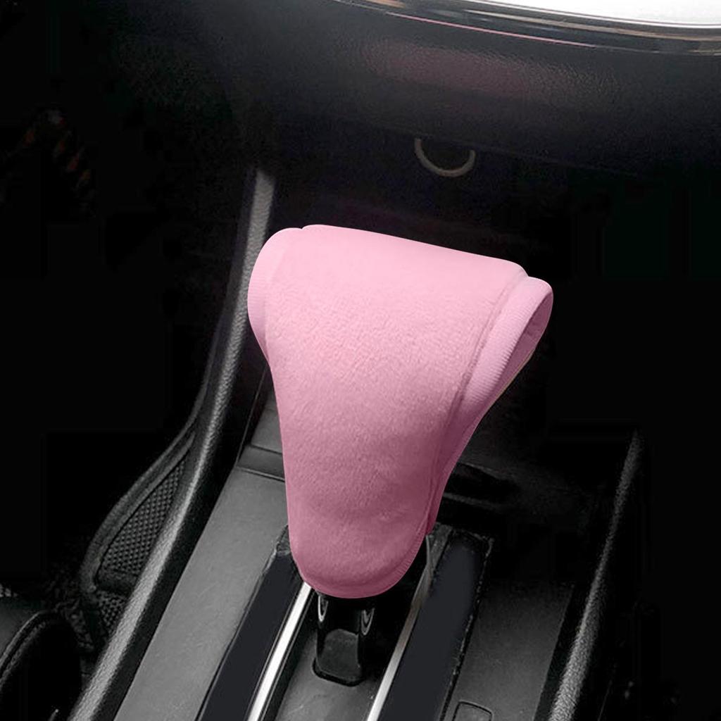 Gear Shift Knob Cover Breathable Auto Interior Decoration Gear Lever Stick Protective Cover For Trucks RVs SUVs Sedans Drivers