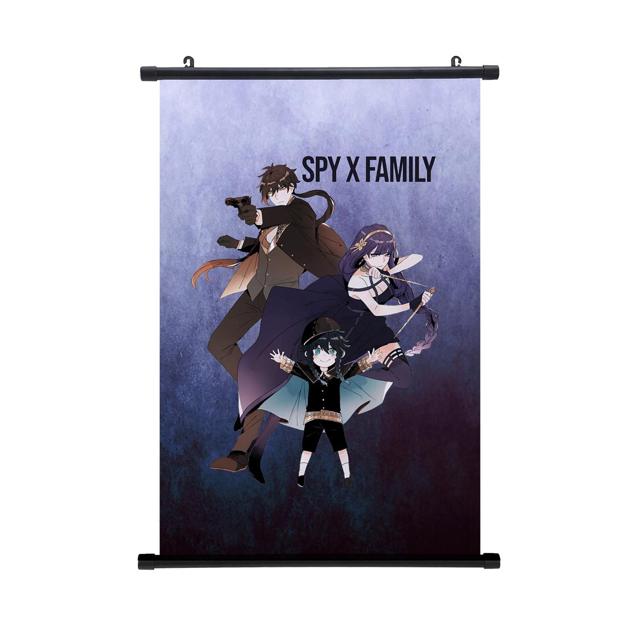 

Spy X Family Постер На Стіну Скрол Домашній Декор Аня Форджер Картина для Підвішування Популярний Візерунок Постер 40*60cm божественний розчавити кольору