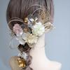 [Lomeri] Artificial Flower Hair Ornament for Coming-of-Age Ceremony, Graduation Ceremony, Furisode Kimono, Wedding, and Traditional Japanese Attire