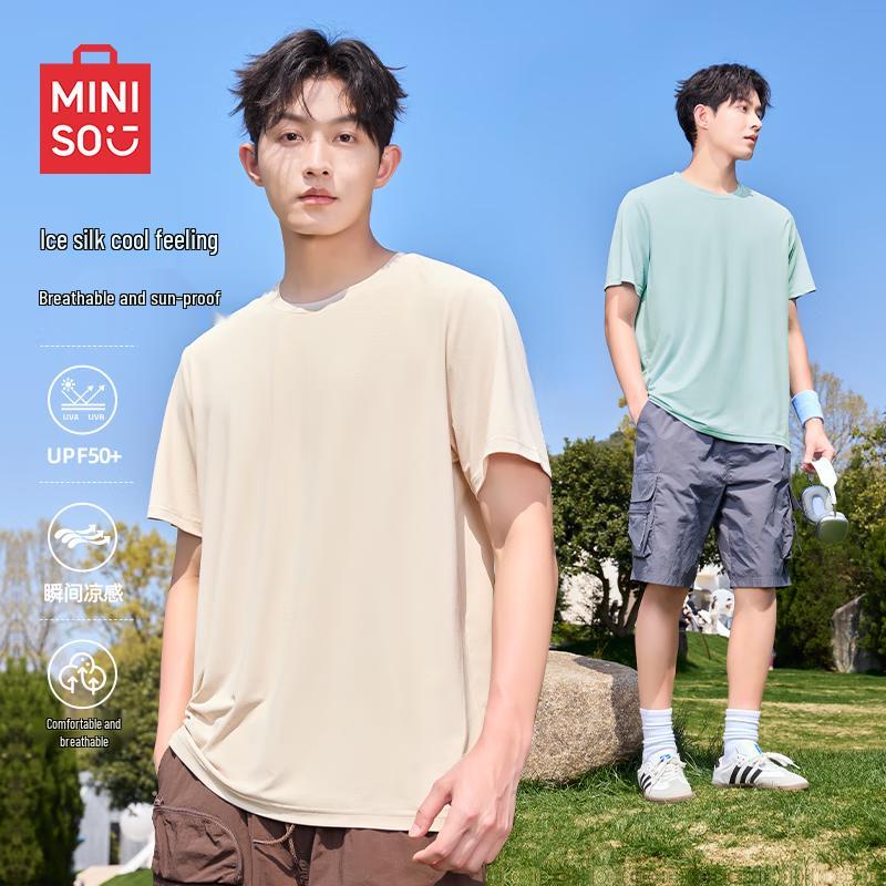 MINISO Men s Summer Sun Protection Short Sleeve T-Shirt 3XL