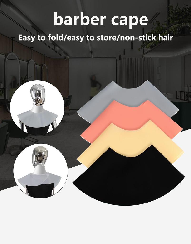 Hair Salon Neck Cape: Anti-Flyaway Barber, Hairdressing, Silicone Dyeing, Haircutting, Perming Supplies.