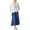 Women's Floral Print Sleeveless Blazer